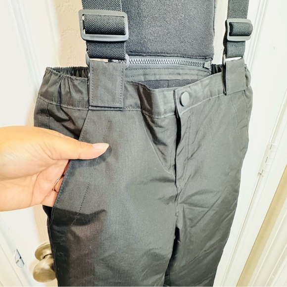 Unisex Kids Snow Overalls – Black, Size 8 - Picture 5 of 8